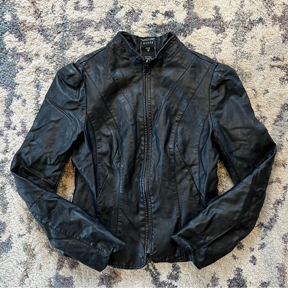 Guess Faux Leather Jacket